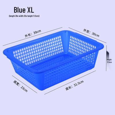 Plastic Rectangular Kitchen Draining Basket