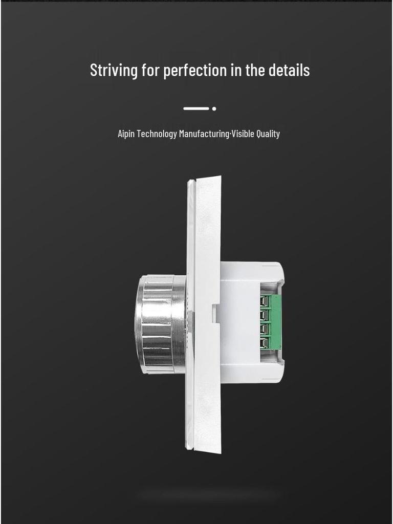 86 Knob LED Dimmer Panel: 12V Low Voltage Glass Controller for Strip Lighting