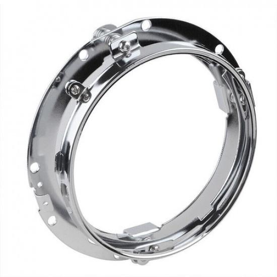 7-дюймовое светодиодное кольцо-ободок фары Монтажный кронштейн Подходит для Harley Street Glide Хром