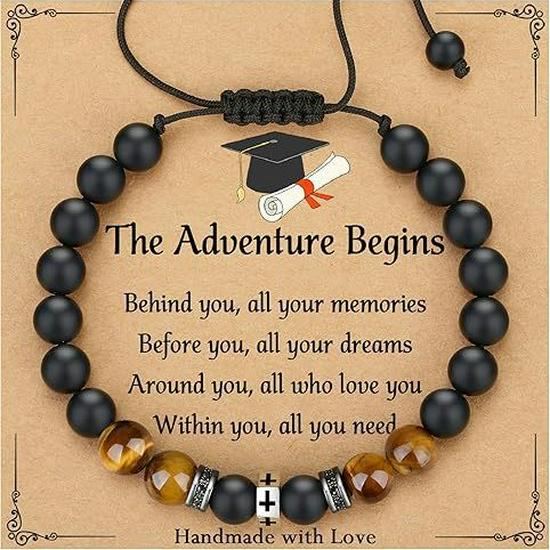 Versatile Fashionable Woven Graduation Bracelet - Adjustable Simple Gift