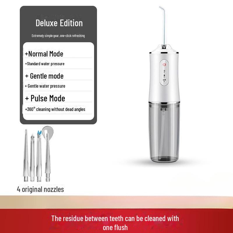 Portable Electric Oral Irrigator for Teeth and Orthodontics - Water Flosser for Children and Adults