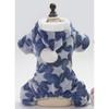 Dog Fleece Clothes Star Pattern 4 Legs Coral Fleece Puppy Hoodie for Autumn Winter