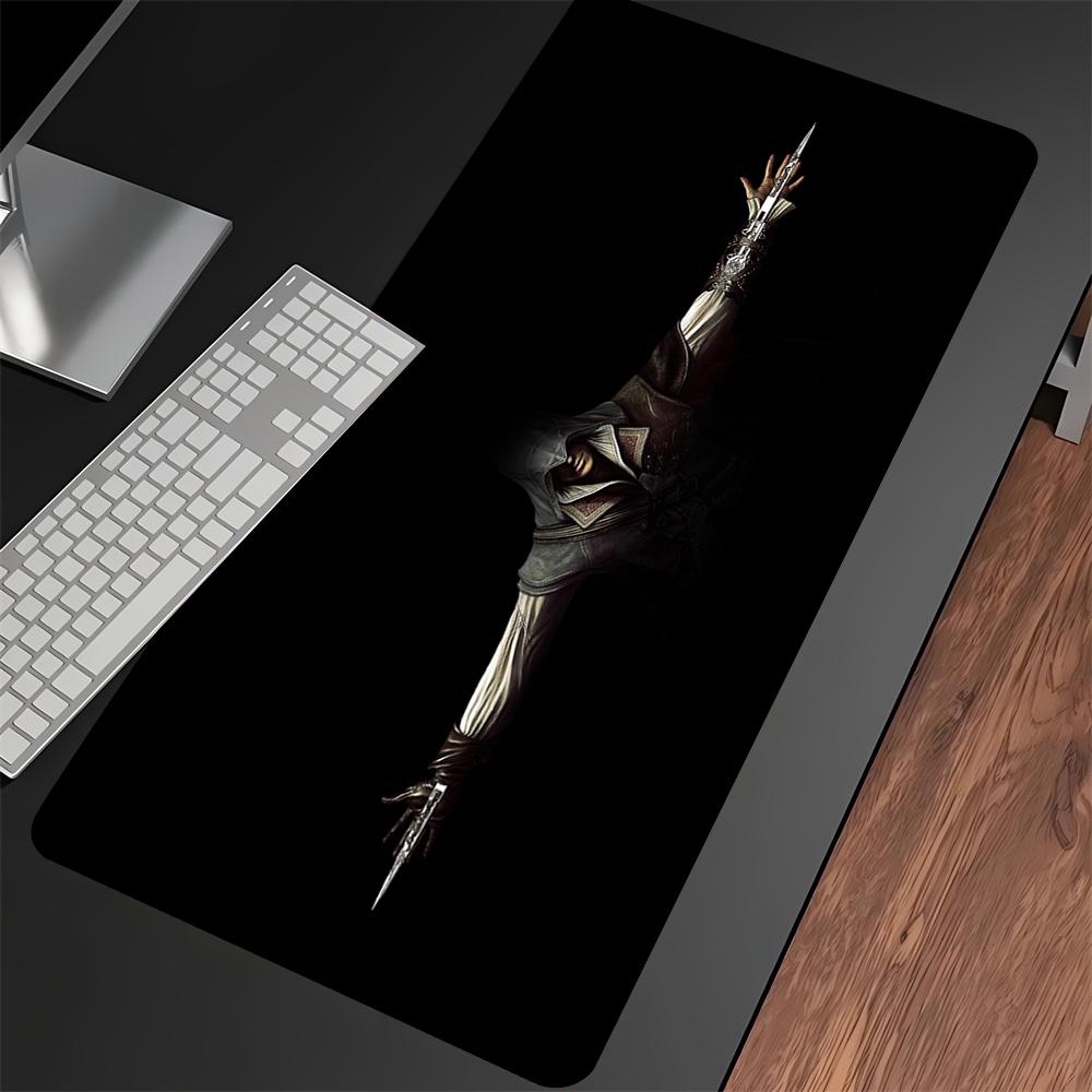 Game Assassin S Creed Mouse Pad Cartoon Lockedge Large Gaming Pad Computer Gamer Keyboard Mat Nonslip Mousepad PC Big Desk Mats