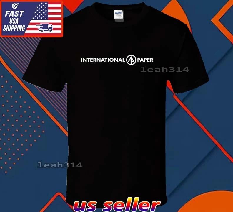 New Shirt International Paper Logo T-Shirt Funny American Usa Unisex Size S-5XL M