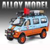 Wuling Offroad-Version LKW-Modell im Maßstab 1:24 aus Metallguss, modifiziertes Geländefahrzeug mit Sound und Licht, Geschenk für Kinder