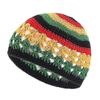 Simple Color Handmade Crochet Cap for Women & Men - Warm Winter Knit Hat