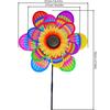 Sunflower & Insect Outdoor Pinwheel Toy for Kids - Colorful Hot Air Balloon Design