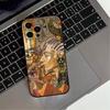 Egyptian Pharaoh Mural Phone Case For iPhone 17,16,15,14,13,12,11 Plus,Pro Max,XS,Soft Silicone Black Cover