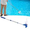 Pool Vacuum Suction Tool Water Pressure Powered 113.5CM Rod Widely Applicable Pool Vacuum  Cleaner Plastic for Spas