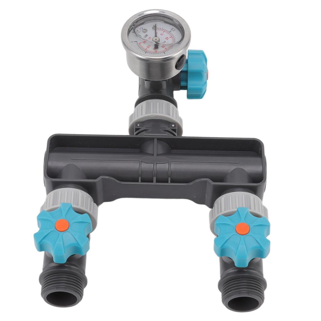 2-Wege Wasserdruckregler Wasserverteiler Bewässerungsventil für Garten Terrasse Bauernhof
