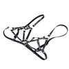 Leather Chest Wrap Revealing Top - Intimate SM Queen Outfit for Training & K9 Play