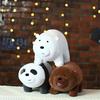 We Bare Bears Ice Bear Plush Toys Cute Stuffed Doll Soft Pillow Kids Gifts