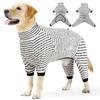 Anti-hair Loss Dog Jumpsuit Cotton Material Dog Pajamas Cozy Dog Sleepwear  Pet Home Wear