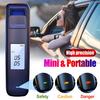 Black/Silver Breath Alcohol Tester Professional with LCD Screen High Accuracy Portable Breathalyzer Digital Alcohol Detector USB Charge