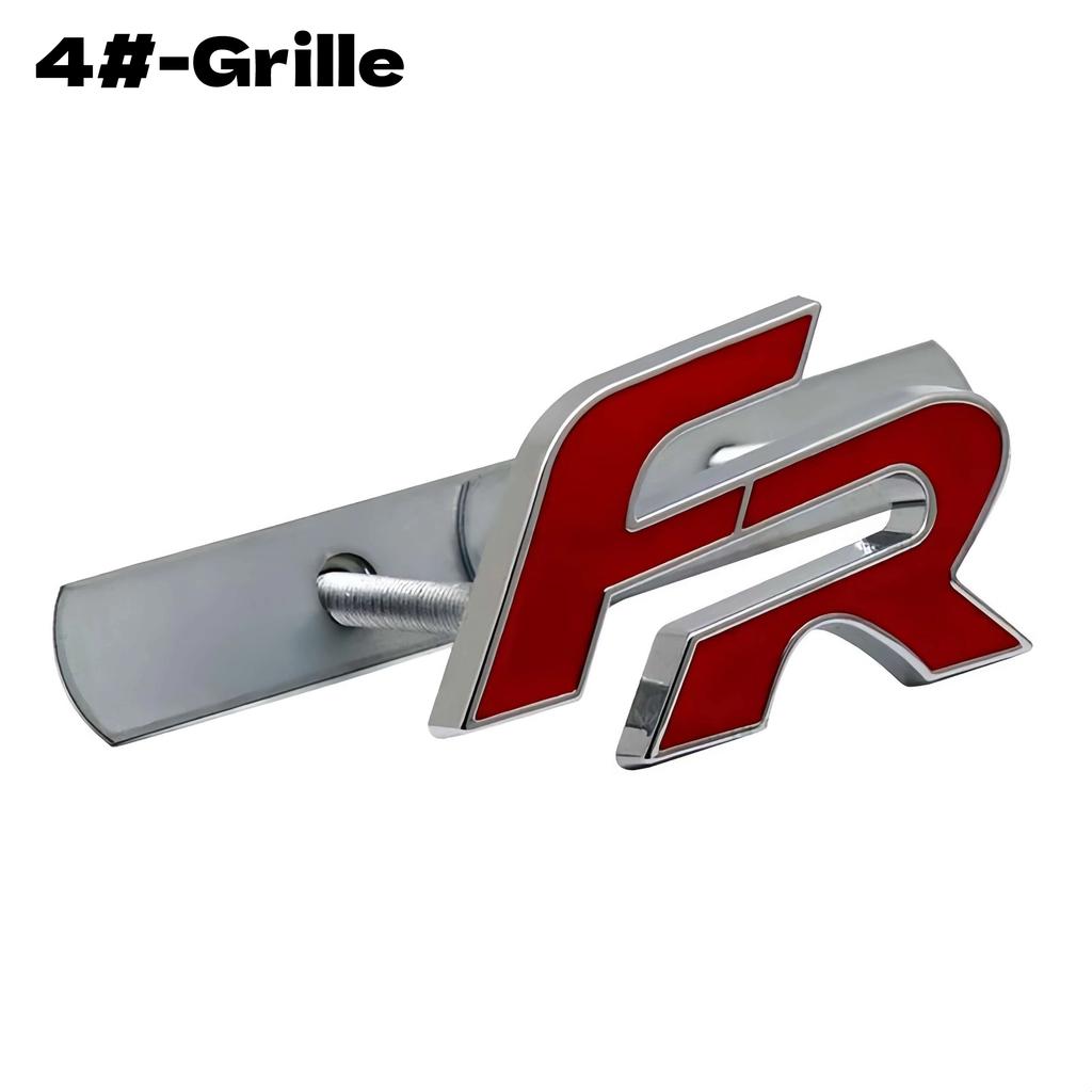 3D Metal Logo Car Front Grill Emblem Grille Badge Sticker For Leon Altea Mk3 5f 1p Ibiza 6l 6j Ateca Arona