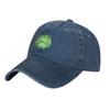 Cute Frog Flower Adjustable Washed Denim Cotton Low Profile Man Dad Trucker Hat Fitted Baseball Ball Cap for Men Unisex Headwear