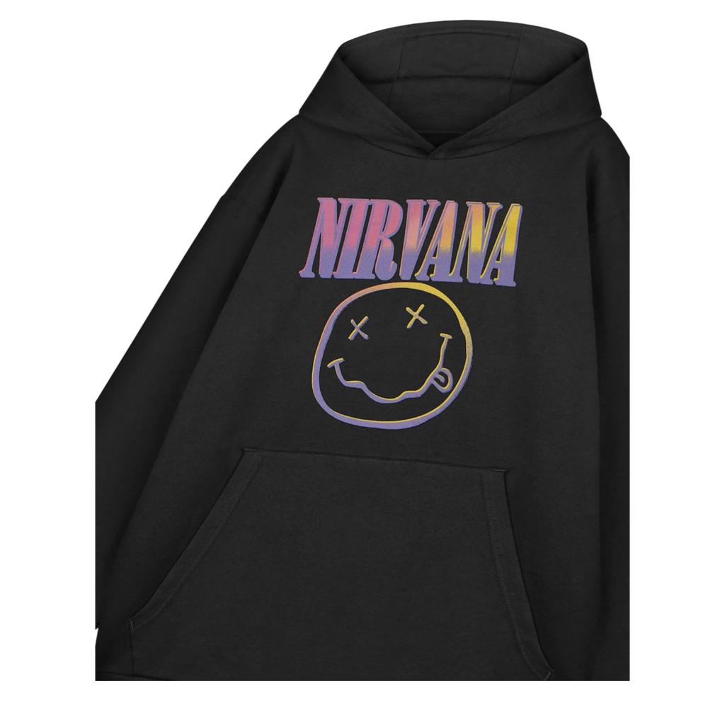 Nirvana Unisex Adult Sunset Logo Hoodie