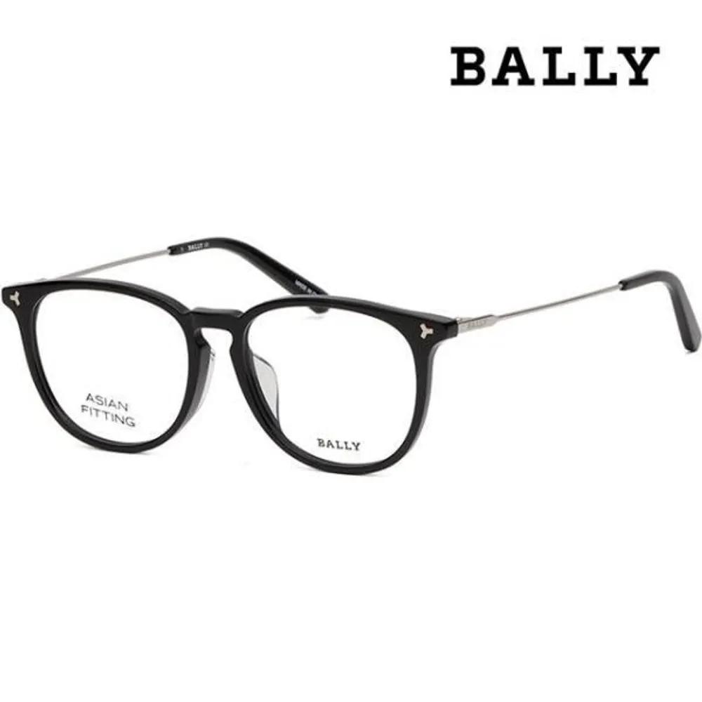 [Bally] Eyeglass Frames BY5048D 001 Black Horn-rimmed