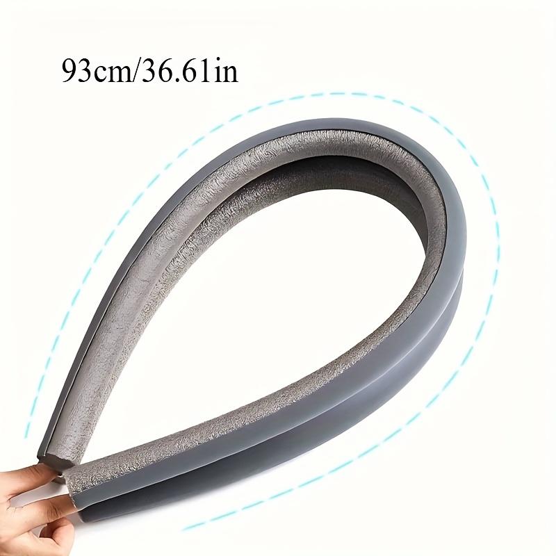 1pc Adjustable Door Sweep Wind Barrier Seal Flexible Non-Stick Bottom Seal Strip Soundproof Door Draft Stopper Suitable for Under Doors, Windows