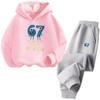 Children's Cartoon Print Sportswear Set: Hoodie & Casual Fashion Trend