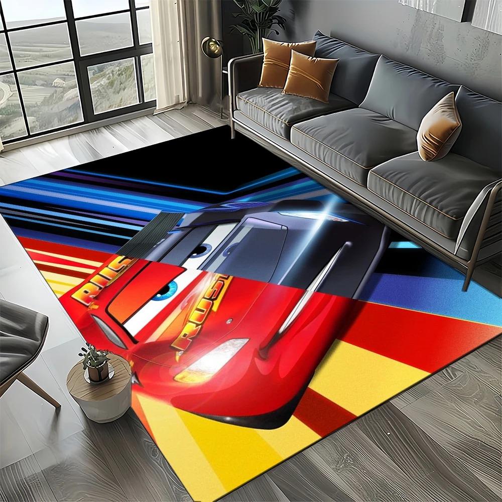  Cars Disney Lightning McQueen Cartoon Carpet Bedroom Living Room Home Sofa Door Rug Home Decor Child Large Floor Mat Gift