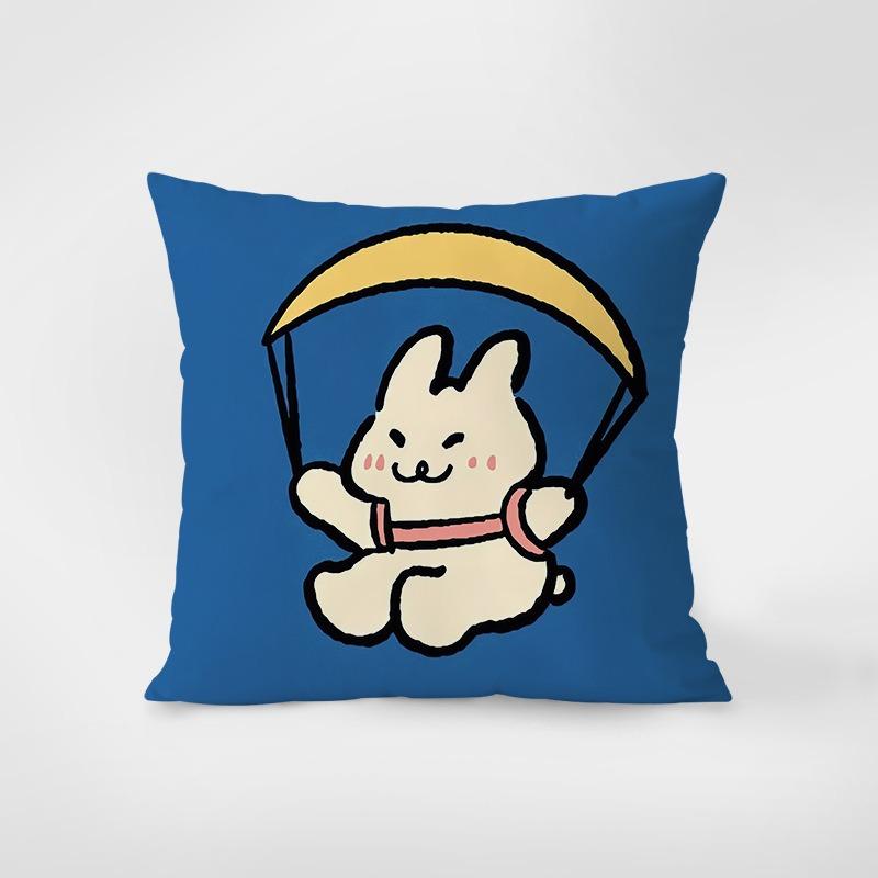 Stil desen animat Fericit Drăguț Față de pernă Îmbrățișare pentru cămin Decorare Birou Sufragerie Canapea Față de pernă