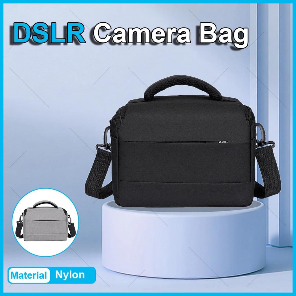DSLR Camera Bag Handbags Nylon Shoulder Bag Camera Case Portable Cameras Bag for Sony Nikon Canon Panasonic Fuji SLR Camera