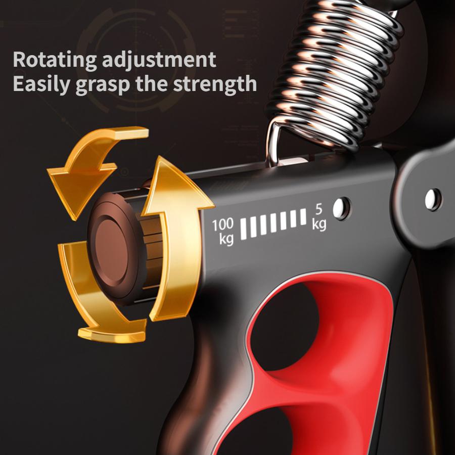 Electronic Counting Grip Strength Device, Arm Strength Fitness Device, Rehabilitation Training Exercise Device, Five Finger Grip Strength Device