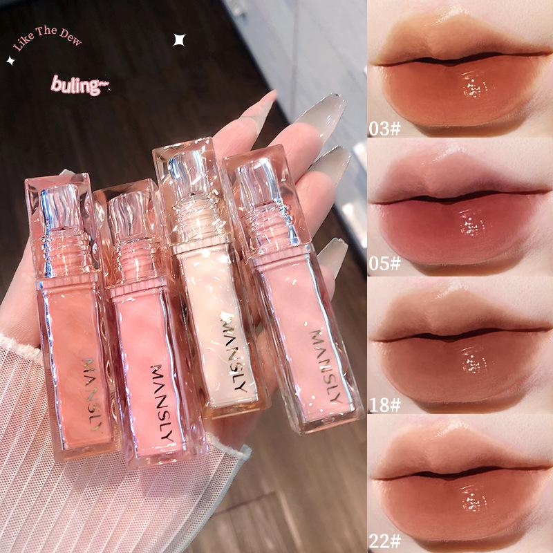 

MANSLY Aqua Crystal Lens Lip Glaze стойкий увлажняющий блеск для губ