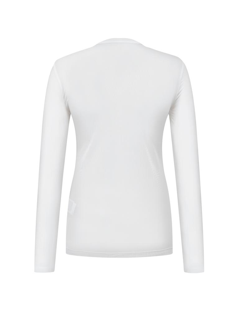Wide Angle To Summer Round Neck Base Layer L_Snow White
