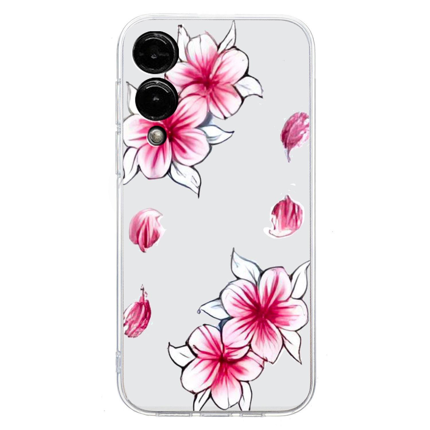 

For Samsung Galaxy S25 Edge Case Soft TPU Phone Back Cover Pattern Printing Sakura