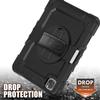 For Ipad Air 11 Shockproof Silicone Case With Adjustable Pc Stand For Heavyduty Protection