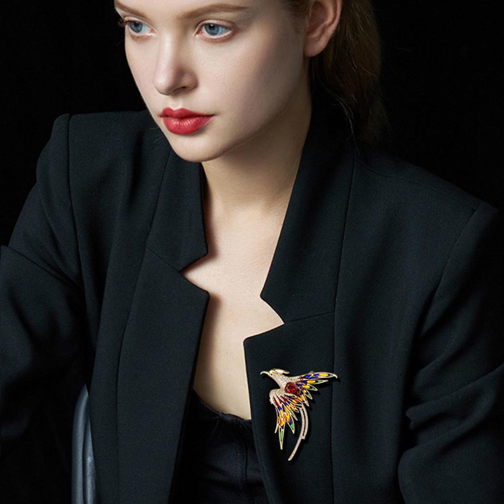 Kıdemli Broş Çiçek Yaprak Broş Pins Kadınlar için Takım Elbise Kolye Moda Broş Takı