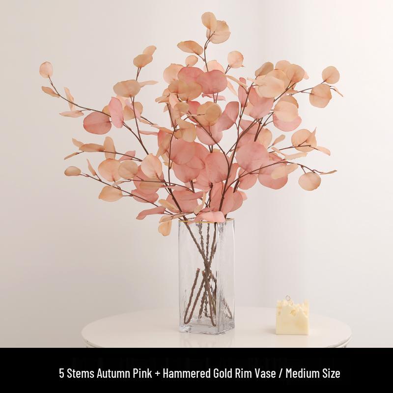 Autumn Colors Eucalyptus Dried Flower Ornaments for Living Room or Dining Table