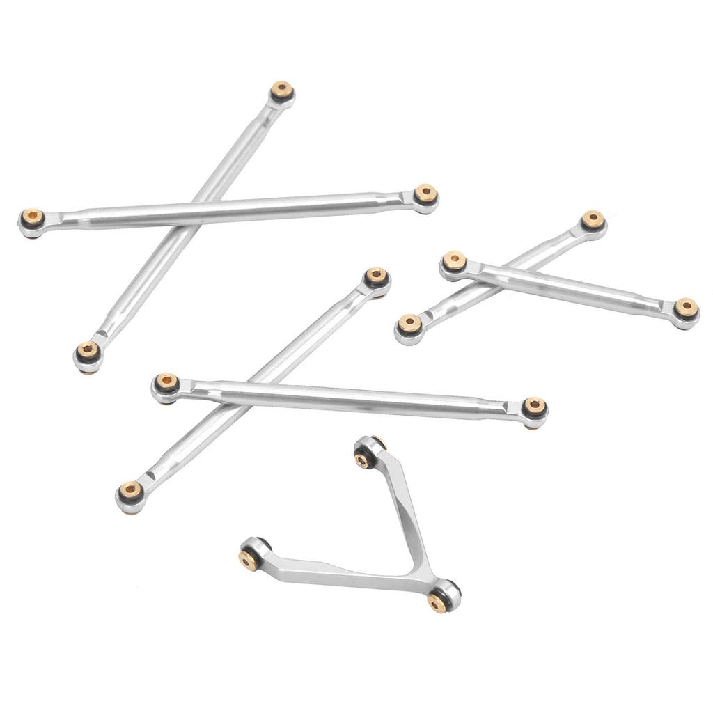 Linkage Pull Rod Tie Rod Kit for Axial SCX24 C10 1 24 RC Car Shell Parts Suspension LinkSilver
