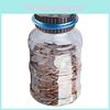 Electronic Piggy Bank With Lcd Screen And Transparent Design For Coin Collection