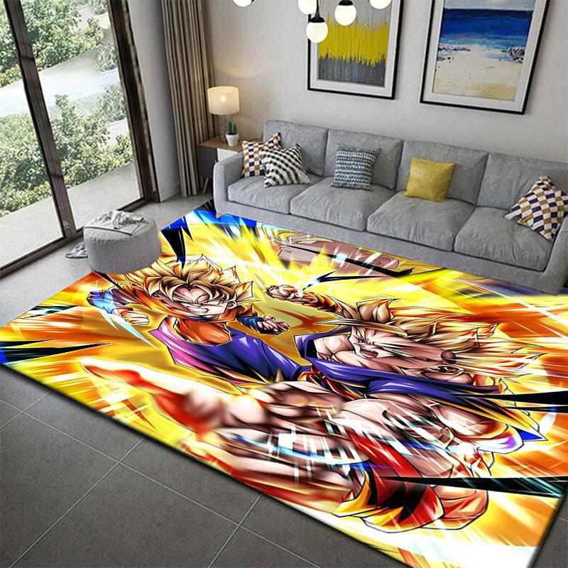 Dragon Ball Wukong Pattern Decorative Carpetanime soft washable cartoon floor carpet