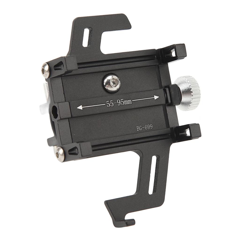 Uchwyt na telefon motocyklowy ze stopu aluminium, wodoodporny, odporny na wstrząsy, uchwyt na telefon rowerowy na smartfon