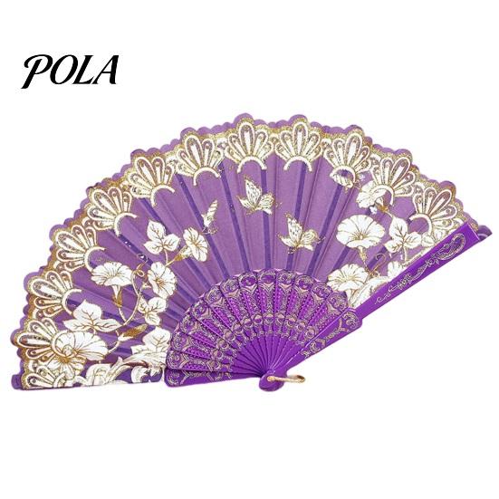 Pocket Fan Handheld Vintage Style Bright Color Exquisite Pattern Fine Workmanship Ultralight Collapsible Cloth Retro Chinese Folding Photography Prop