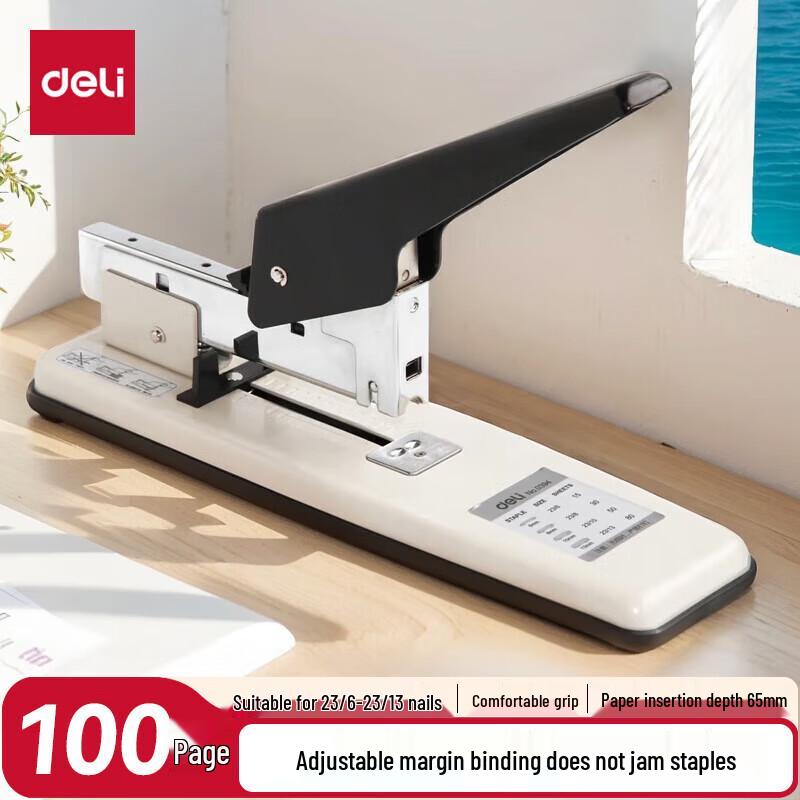 

Deli Heavy-Duty 100-Sheet Stapler