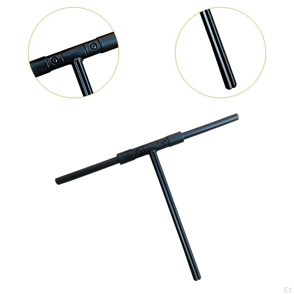 T Handle Wrench Accessory Stable Lightweight Black Replace Parts Easy Installation Portable