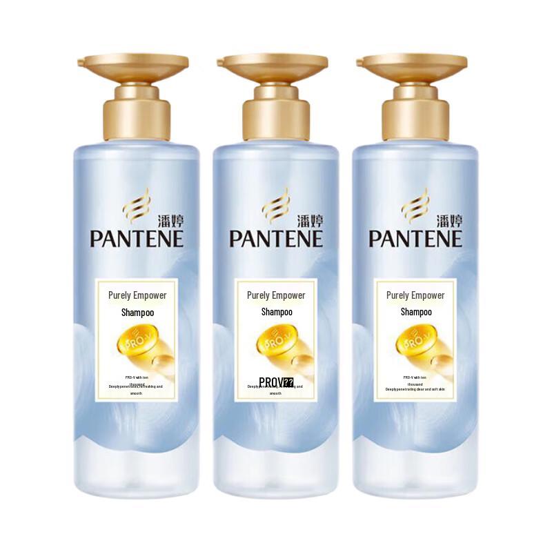 Pantene PRO-V Purifying & Energizing Scalp Shampoo, 3-Pack