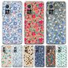Phone Case For Xiaomi Mi Poco X7 X6 X5 NFC X3 F7 Ultra F6 Pro F3 15 14T 14 13T 11 12 13 Lite Clear TPU Cover Flower Art