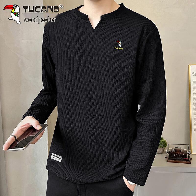TUCANO Men s V-Neck Long Sleeve T-Shirt XL