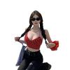 Polka Dot Sling Vest with Chest Pad, Women's Summer Inner Strap, Backless Slim Short Pure Desire Spice Girl Top