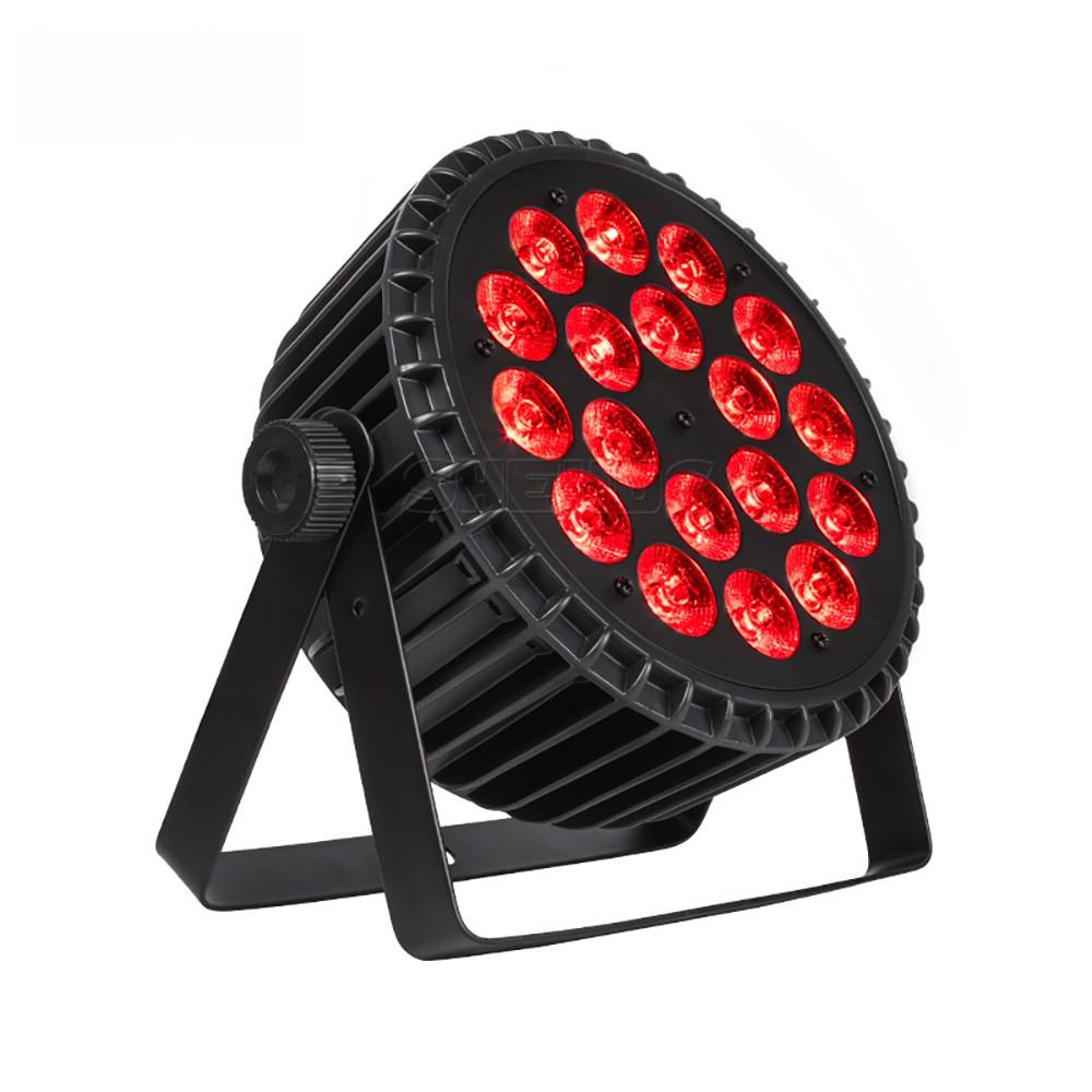 LED 18x18W 6 in1 RGBWA+UV High Brightness Par Light Disco DJ Club Wedding Outdoor Stage Lighting Equipment
