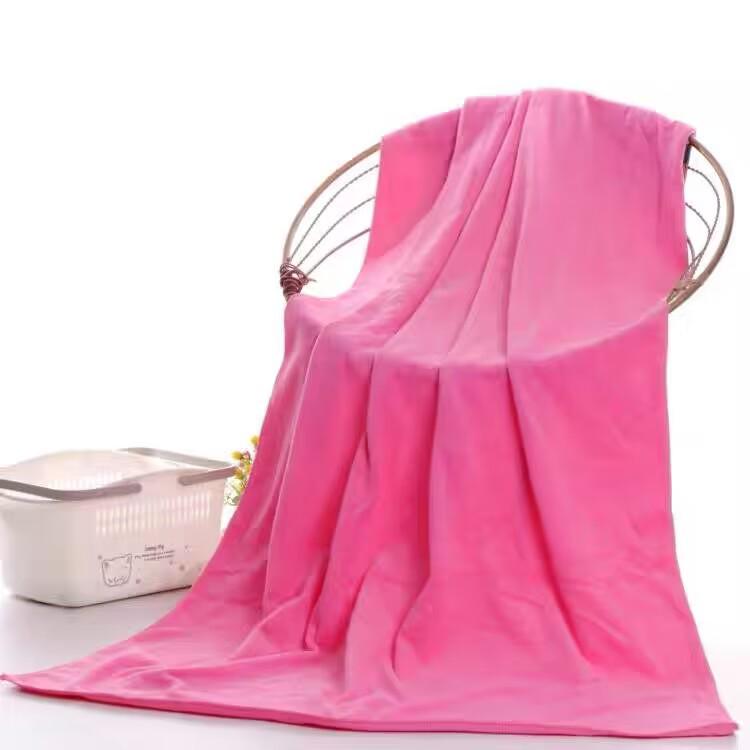 Thickened Quick-Dry Large Salon Bath Towel - Water-Absorbent, No Shedding, Engraved Design