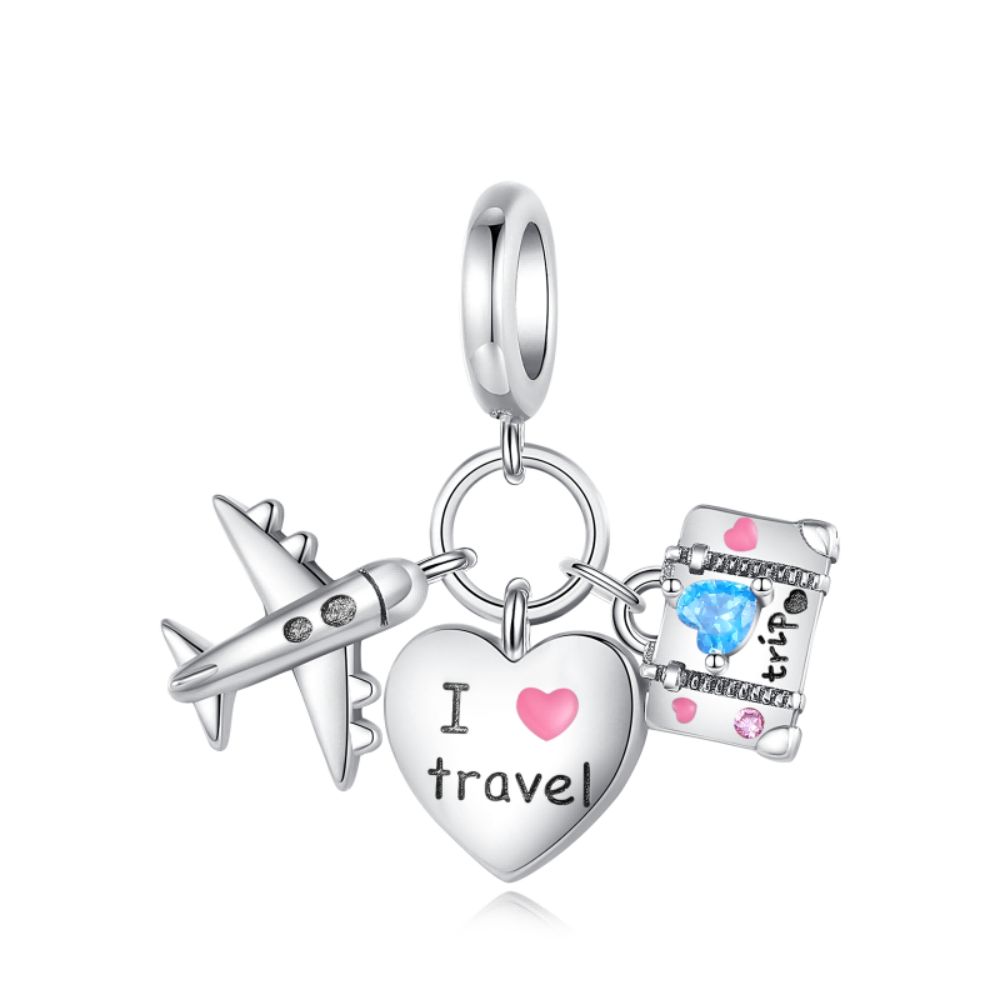 Copper Panda Butterfly Chameleon Charms Plata De Ley Flower Turtle Octopus Bead Diy Fit Original Bracelet Jewelry