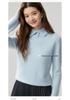 Women's Solid Color Cashmere Sweater: Lapel Buckle, Loose Fit, Thick Knit for Autumn/Winter 2026.