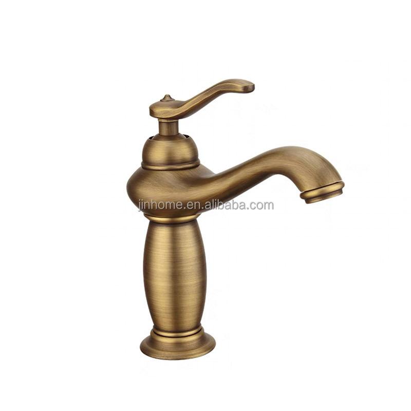 High Quality Brass Antique Bathroom Basin Water Tap Basin Faucet Bath Taps and Faucets for Bathroom Hotel Apartment